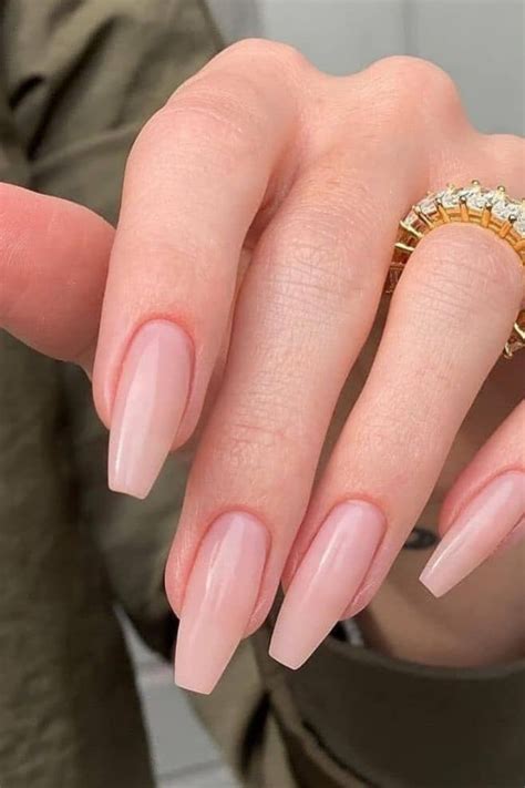 natural coffin acrylic nails|summer coffin nails 2023.